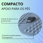 Apoio para os pés ajustável compacto cinza - Air Micro - Imagem 2