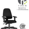 Cadeira de Escritório Sky Presidente Ergonômica - Frisokar (Tecido Preto) - Image 3