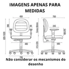 Cadeira Executiva Giratória Scarparo Nr17 Estofada - Imagem 4